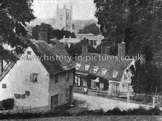 The Village from Colchester Road, Dedham, Essex. c.1903